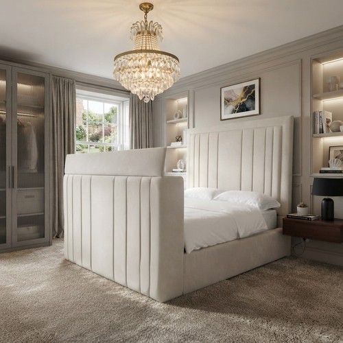 Luxury panel bed frame - panel,