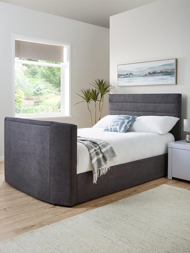 Kingsley fabric double bed - kingsley,
