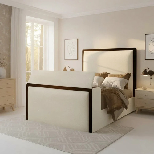 Eva upholstered bed - tv,