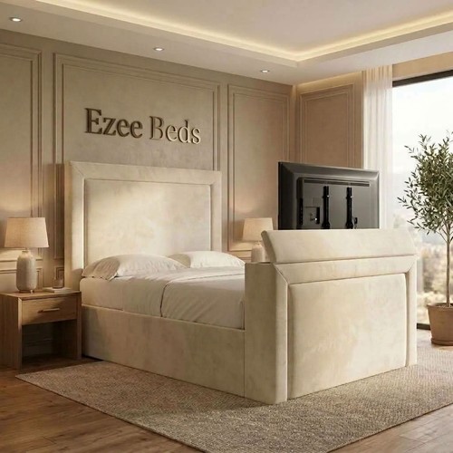 Verona upholstered bed - tv,