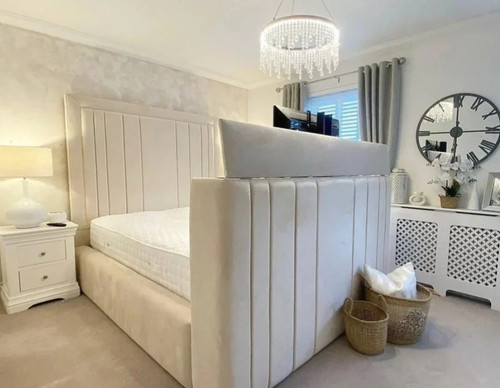 Stockholm panel bed frame - tv,