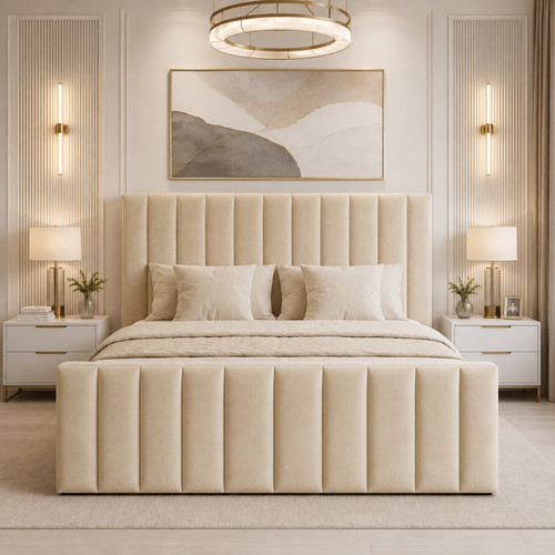 Frame bed and storage - and,
