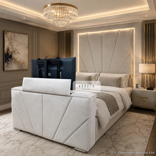 High headboard bed - high,