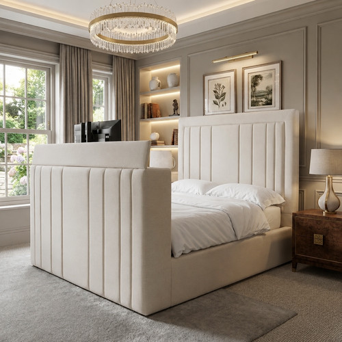 Double panel bed frame - tv,