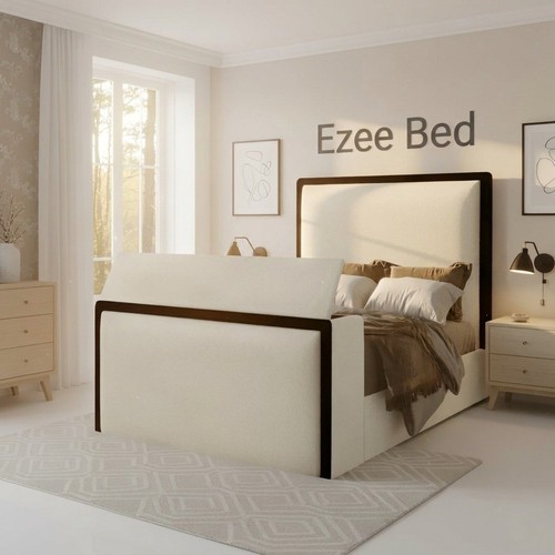 Upholstered bed frame in - upholstered,