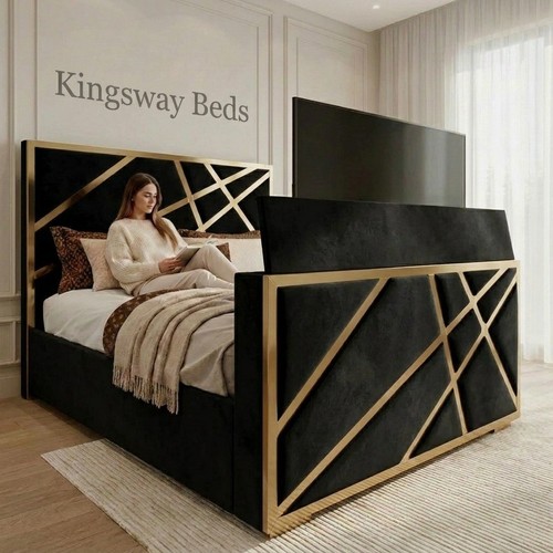 Gold star bed frame - star,