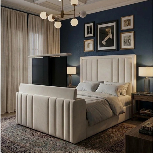 Double panel bed frame - double,