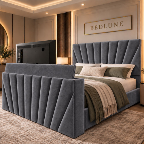 Bed frame luxury - tv,
