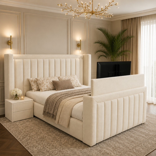 Panel wide headboard - wide, tv