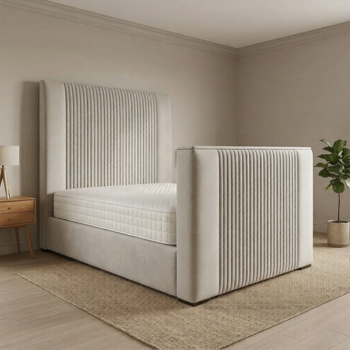 Linestyle upholstered bed - tv,