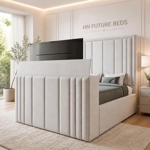 Panel bed frame plush - tv,