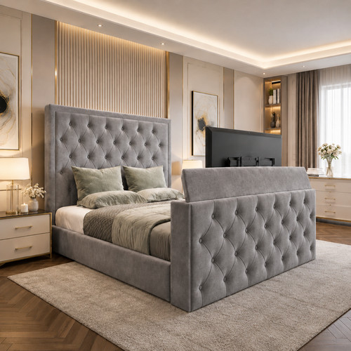 Lush ottoman storage bed - tv,